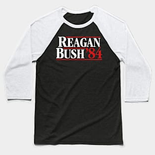 Reagan Bush 84 Baseball T-Shirt